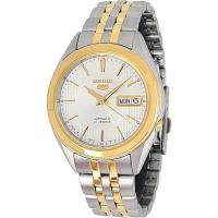 reloj automático unisex Seiko 5 SNKL24J1 Hecho en Japón 38mm 30m WR correa de acero - details 0