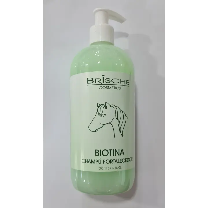 Brische Cosmetics Champú Brische con Biotina para Fortalecer y Fomentar el Crecimiento del Cabello 500ml - 1
