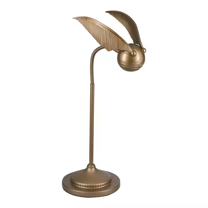 Lámpara de ambiente paladone harry potter snitch dorada ajustable 36 cm - 1