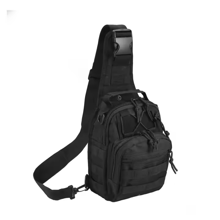 Bolsa De Hombro Táctica Nylon Mochila Diaria Para Exteriores Unisex Tamaño Medio Material Resistente Bolsa Suave - 1