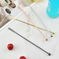 Bastón De Mezcla De Acero Inoxidable Para Barra Y Café Muddler Ladle Stirrer Eco-amigable Herramienta De Barra Swizzle Stick - details 5