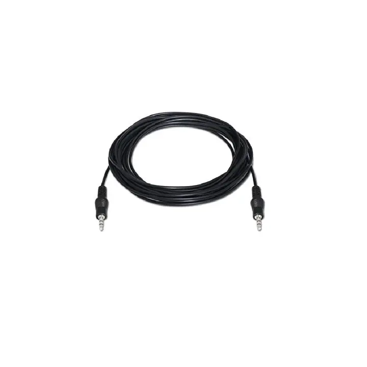 Actecom Cable adaptador de Mini Jack 3.5mm Macho a Macho Negro Cable Audio para Auriculares Altavoces 1 metro - 1