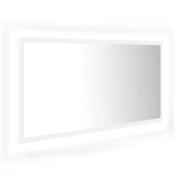 ¿Espejo de BA? O LED acrílico Blanco 90x8,5x37 cm - 1
