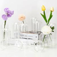 Juego De 3 Vajillas De Vidrio Claro Para Centros De Mesa Y Decoración De Baño Estilo Clásico Para Flores Pequeñas Y Bodas - details 8