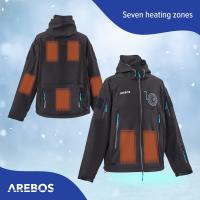 AREBOS Chaqueta Térmica Calefactable Negra Chaqueta Outdoor Unisex - details 13