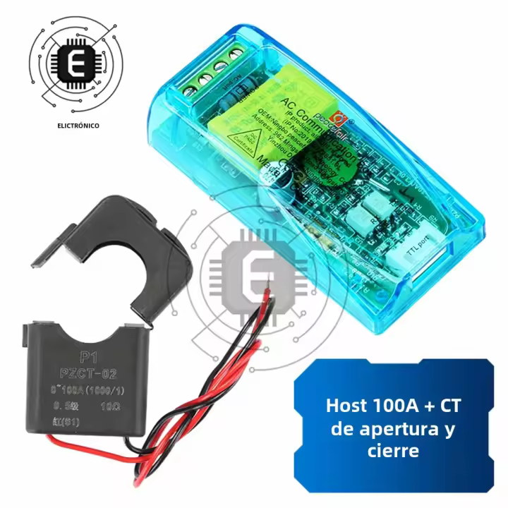 Módulo De Medidor Multifuncional Digital PZEM-004T Para Arduino TTL COM2\COM3\COM4 Rango De Voltaje AC 80-260V Consumo De Energía 10A 100A - 1