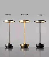 Lámpara De Mesa Recargable LED Con Sensor De Toque Luz Nocturna Para Escritorio Decoración De Habitación Restaurante Hotel Bar - details 0