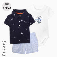 Nueva ropa infantil de verano para niños, bebés y niños pequeños, pantalones cortos de manga corta, camisetas, trajes de tres piezas. - details 0