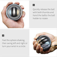 Bola De Poder En La Muñeca Con LED Inicio Automático Gyroscopio Entrenador De Agarre Ejercicio De Fitness Para Los Braza Y Músculos De La Mano Equipo Deportivo Para El Hogar - details 18