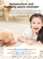 Sensor De Temperatura Y Humedad WiFi Tuya Para Casa Inteligente Con Control Remoto Bluetooth Compatible Con APP Hygrometer Thermometer - details 6