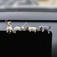 Adorno De Consola Central Para Coche Ornamento De Gato Accesorio De Coche PVC Para Decoración Del Tablero Y Espejo Retrovisor - details 1