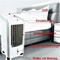 Climatizador Portátil de 4 litros de capacidad - 3 niveles de velocidad - Purificador de aire - Ventilador de aire - details 2