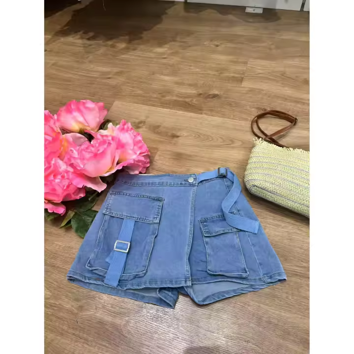 FALDA PANTALON VAQUERA - 1