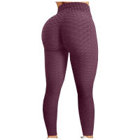 Leggings De Yoga Para Mujer Fitness Running Cintura Alta Slim Pantalones Deportivos Push up Secado Rápido Gimnasio Correr Trabajo Largo - details 7