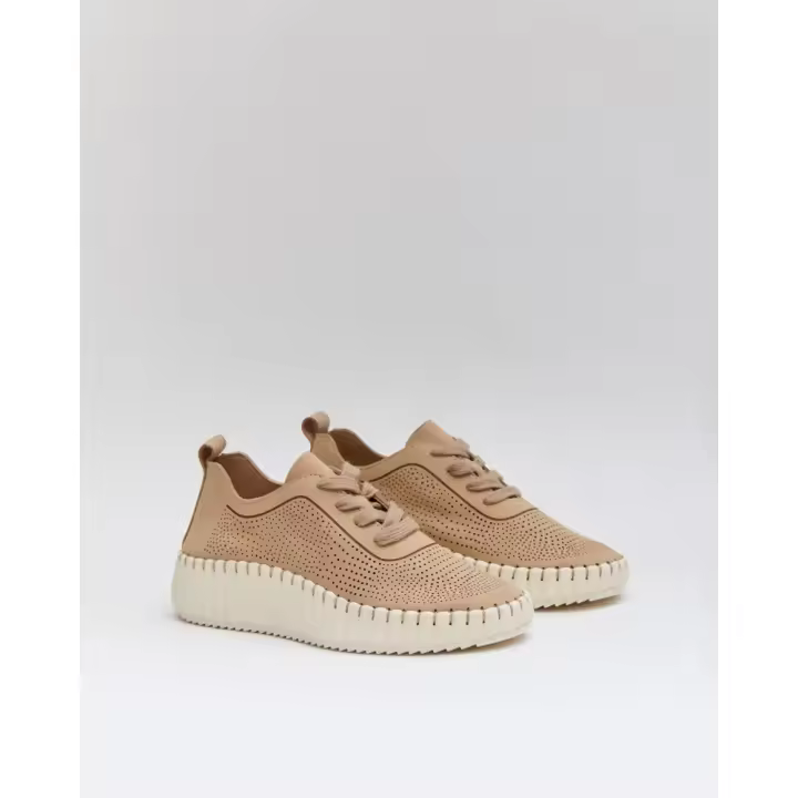 KTEY 282 AD-5063 APRI Zapatillas de lona mujer 36120 25V SNEAKERS CALADA APRICOT - 1