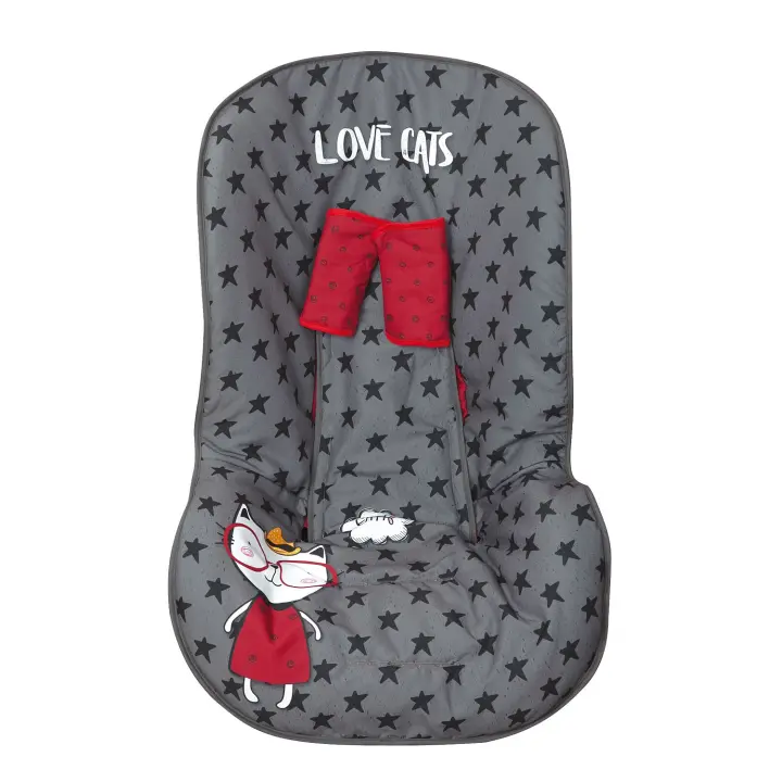 Babyline Funda Auto Love Cat para Silla de Bebé Universal - 1