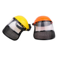 Gorro De Seguridad Para Jardín Con Máscara Protectora De Red Completa Para Trimmer De Grama Motosierra De Bajo Y Protección Forestal - details 1