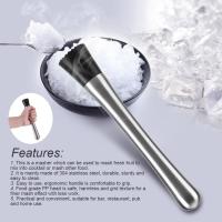 Mullidor De Cocktails De Acero Inoxidable 20cm Herramienta De Barra Para Moler Frutas Y Hierbas Para Mojitos Y Bebidas DIY - details 6