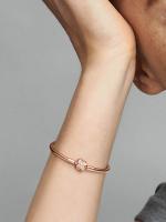 Pandora - VENTA FINAL - Pulsera Pandora Moments with je de Estrella Fugaz de edición limitada - Baño de Oro Rosa de 14 K - details 0