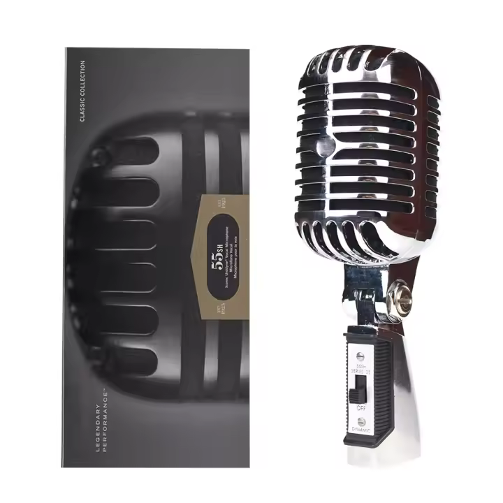 55SH SERIES II Micrófono Vintage De Metal Simulación Clásica Dinámico Para Voz Micrófono Cableado Para Grabación De Karaoke Y Voz - 1