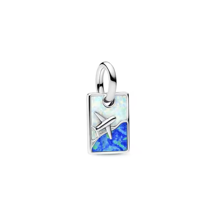 793913C01 - Charm Colgante Viaje con Ópalo Azul y Blanco en Plata de Ley – Pandora Moments 793913C01 PANDORA Raíz Novedades Joyas de Plata Joyas Pandora MUJER inicio Charm Pandora Mujer Pandora original - 1