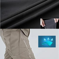 Pantalones Tácticos Para Hombre Exterior Multi Bolsillos Cargo Resistente Al Desgaste Impermeable Pantalones De Camuflaje Para Senderismo Primavera Otoño - details 12