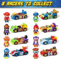T-RACERS serie 2 –  Coche y piloto sorpresa - PACK  2 UNIDADES -   Coleccionable -  Coche desmontable por partes y con piezas intercambiables - Juguete de Aventura - Edad recomendada mayores de  3 años - details 0