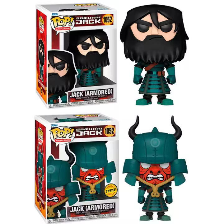 Funko pop animacion samurai jack jack con armadura opcion chase 49276 - 1