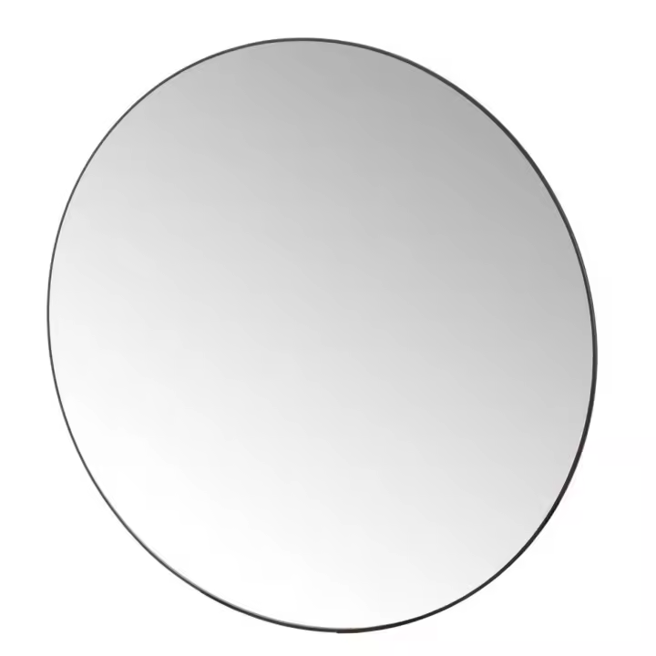STARLEY - Espejo de pared negro de 50 cm - 1