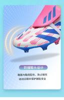 Nuevos Zapatos De Fútbol Para Hombres Zapatillas Deportivas Profesionales Con Punta Larga Antideslizantes Para Campo De Fútbol Interior Y Exterior Microfibra T18 - details 7