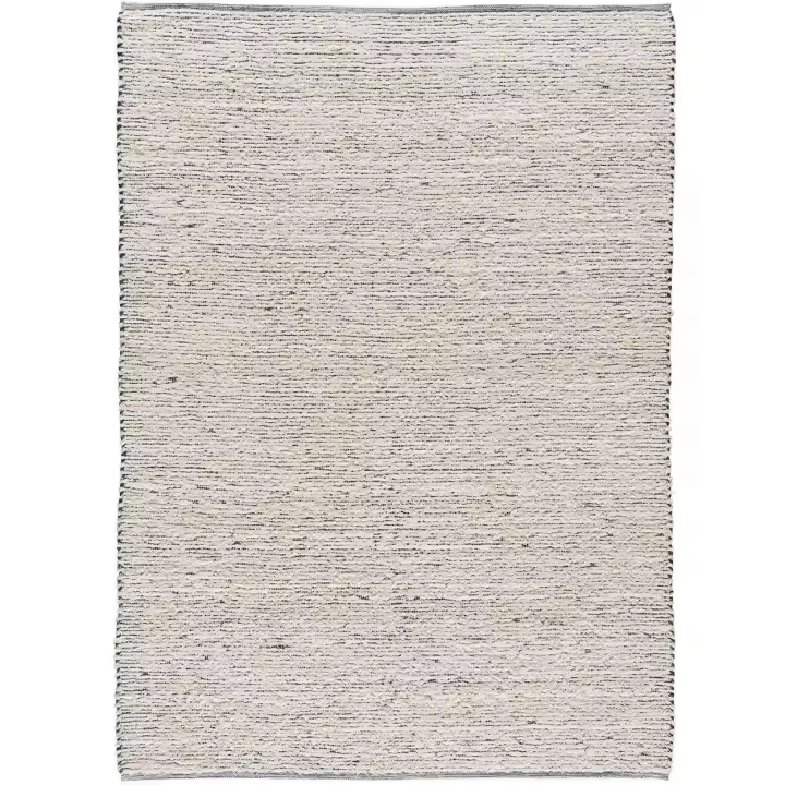 ATTICGO Alfombra de Interior Estilo Liso en Blanco - Reimagine 693 | 60X110, 120X170, 160X230 cm - 1