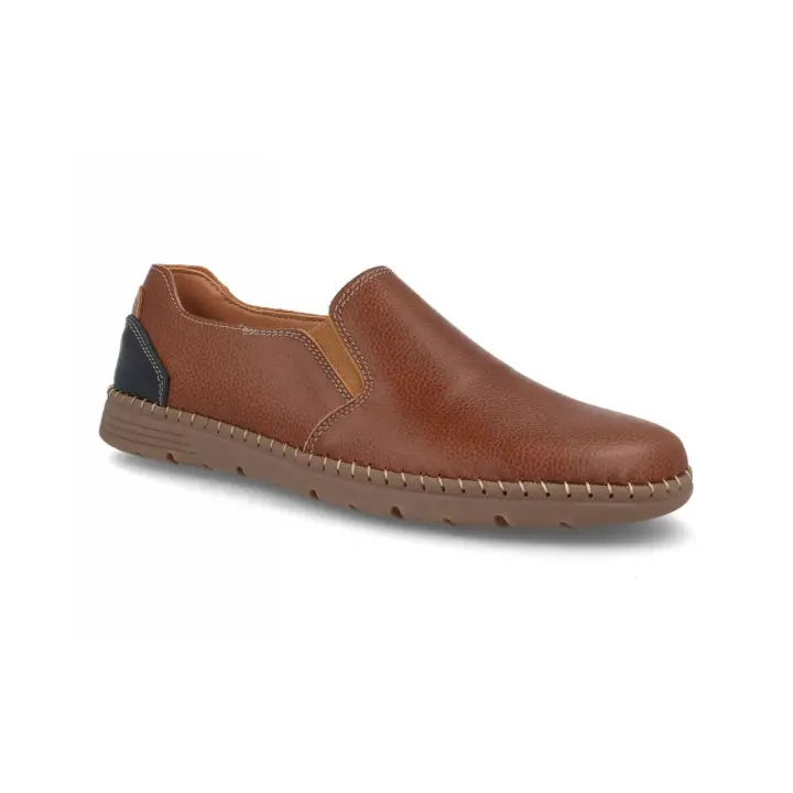 ZAPATO 4221 - DI PRIETO ZAPATO CABALLERO PIEL  COLORES : MARINO , CUERO  TALLAS : 39 AL 46  CORTE EXTERIOR : PIEL  FORRO INTERIOR : TEXTIL   PLANTILLA : TEXTIL / EXTRAIBLE  ALTURA TACÓN / CUÑA : 3 CM.  PISO : SINTÉTICO - 1