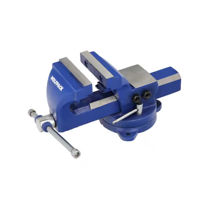 Tornillo banco giratorio heavy duty 130 mm banco de mesa giratorio, tornillo sujeción, abrazadera de banco, tornillo banco tubos - 1
