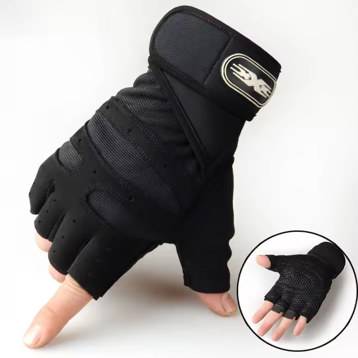 Gym Gloves for Men Women Fitness Weight Lifting Wristband Gloves Body Building Training Sports Exercise Cycling Glove Shockproof - 1