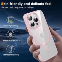 Funda Magnética De Lujo Para iPhone Con Color Macarón Magsafe Compatible Con Modelos pro 16 pro 15 14 plus 13 12 Mini 11 pro Max Soporte De Carga Inalámbrica - details 1