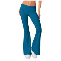 Pantalones Largos Para Mujer Leggings Elásticos De Talla Alta Estilo Athleisure Yoga Fitness Pantalones Bell Bottoms Para Verano - details 7