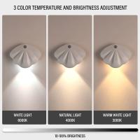 Lámpara De Noche LED Con Sensor De Movimiento USB Tipo-C Lámpara Tricolor Para Decoración De Habitación Pasillo Y Escalera - details 3