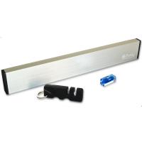 Pizhka - Set Portacuchillos Magnético Pared + Afilador Compacto Cuchillos en Aluminio Anodizado con Imán Extrafuerte - details 1