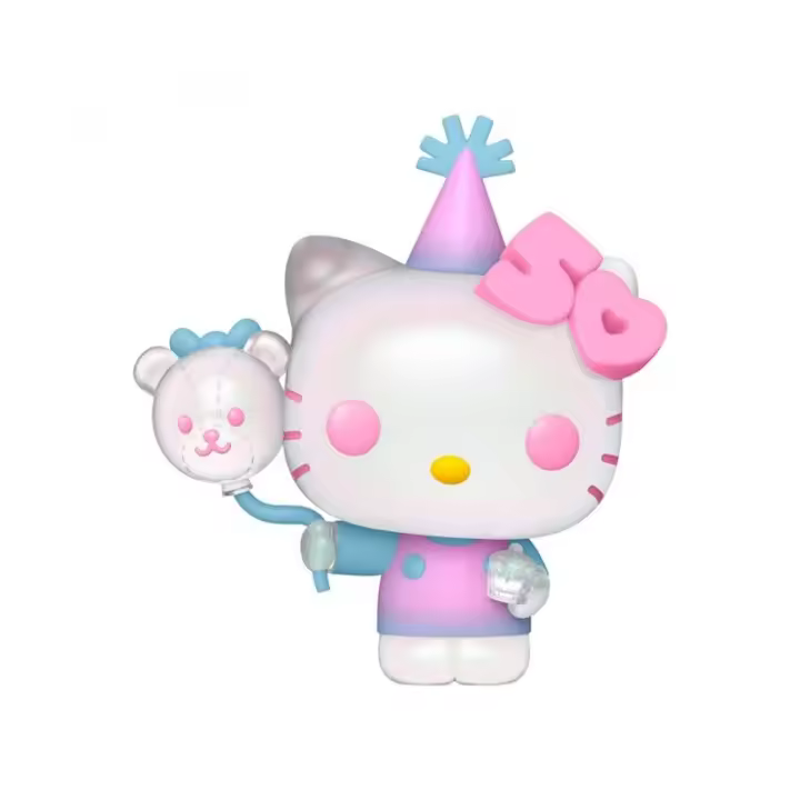 Funko POP!  Vinyl - Anime - Hello Kitty -  - HK w/ Balloons - Figura Coleccionable Oficial - Juguete para Niños y Adultos - Fans - Diversidad de Personajes y Temáticas - 1