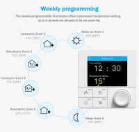 Termostato Inteligente Tuya WiFi Para Calefacción Eléctrica Y Agua/Boiler Gas Controlador De Temperatura Compatible Con Google Home Y Alexa 220V - details 7