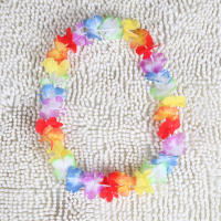 100pcs Coronel De Flores Artificiales Para Navidad En Estilo Hawaiano Decoración De Puerta Para Fiestas Luau Torpil - details 8