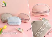 Bolsas de Cosméticos de Viaje Portátil, Neceser Maquillaje Pequeño Mujer, Organizador de Cosmético  Linda Bolsa de Aseo para Mujeres y Niñas, Color Puro Bolso de Tocador de Viaje - details 0