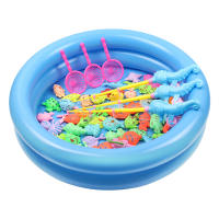 Juguete De Pesca Magnética Inflable Para Niños Piscina De Peces Juego De Colaboración Padre E Hijo Desarrollo De Habilidades Explorativas Multijugador - details 3