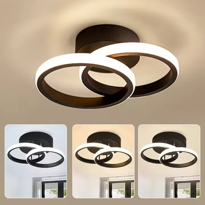 Lámpara De Techo LED Moderna Para Pasillo Escaleras Entrada Attic Iluminación Interior Cuadrada Estilo Minimalista Luces Fixiones Para Cocina - 1