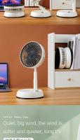 Ventilador Plegable de Viaje de 8 Pulgadas con Mando a Distancia - Ventilador Portátil de Pie Ultraportátil, Ideal para Hogar, Oficina y Camping. 3 Velocidades, Batería Recargable de 7200 mAh, Oscilación Automática y Funcionalidad de Mesa con Base Ultrasi - details 6