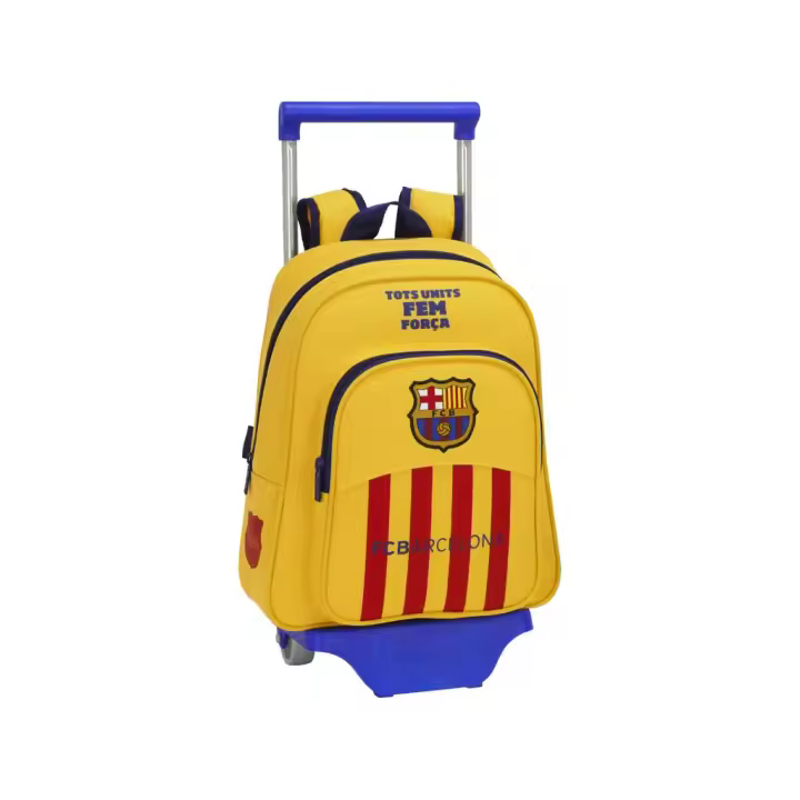 Mochila Infantil con Ruedas F.C. Barcelona 2ª Equ. mochilas y carteras Safta - 1