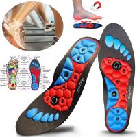 Plantillas De Pie Unisex Con Terapia Magnética Ortopédicas Para Calzado Perder Peso Adelgazante Masajeador De Acupuntos Soporte De Arco Antifatiga - details 0