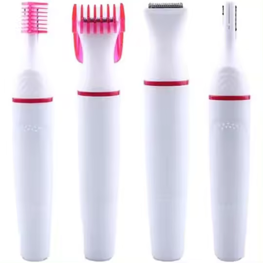 Recortador de cejas para mujeres, depilación facial para mujeres, depilación eléctrica, afeitadora facial sin dolor, recortadora eléctrica para mujer, para cuerpo, vello facial, labios, barbilla - 1