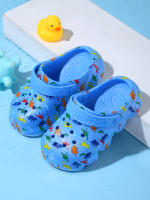 Zapatillas De Jardín Para Niños Dinosaurio Lindo Y Divertido Sandalias De Verano Para Niños Clog De Playa Y Piscina Transpirables Tallas True Fit Para Niños De 1 a 6 Años - details 20