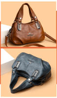 Bolsos de señora europeos y americanos Nuevos, bolsos para Madres de Mediana Edad, Bolso bandolera retro versáril de múltiples Capas de gran capacidad - details 1